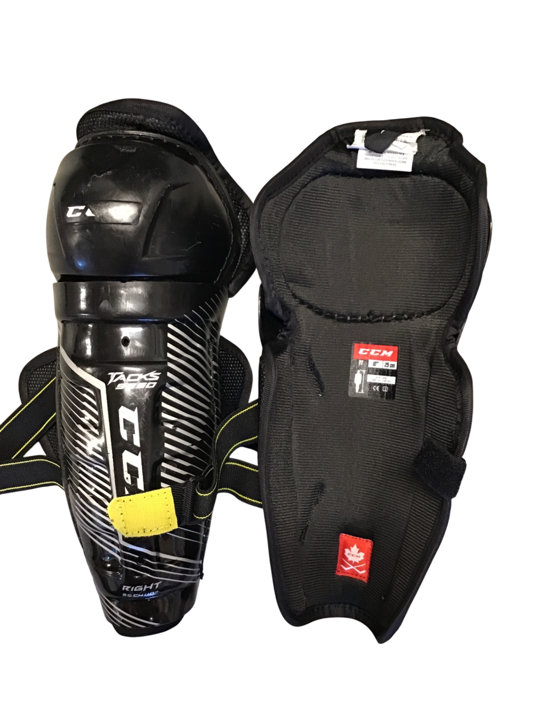 CCM Tacks 9550 Benskydd 25 cm Black