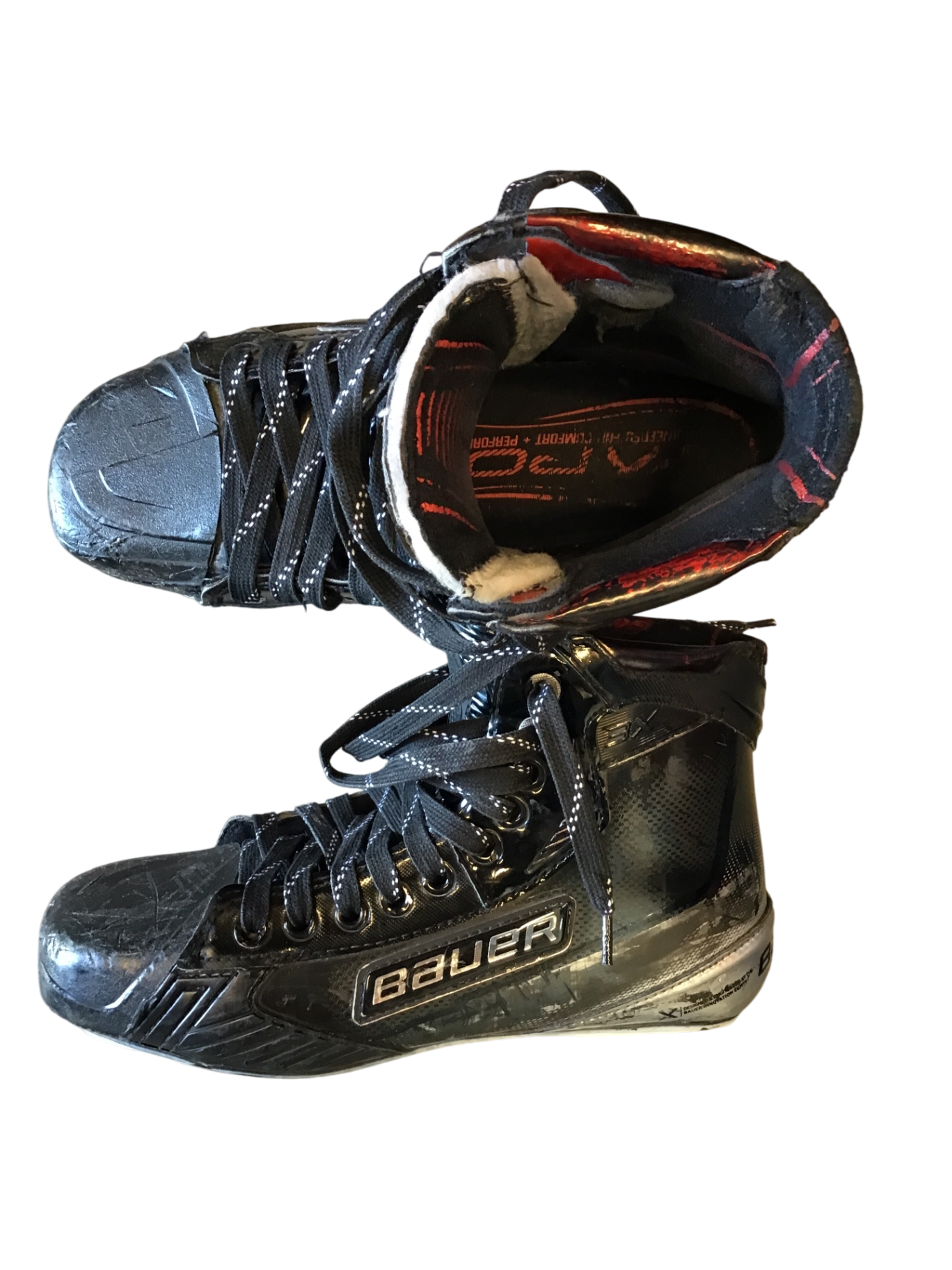 Bauer Vapor 3X Skridskor 25,5 cm Svart röd