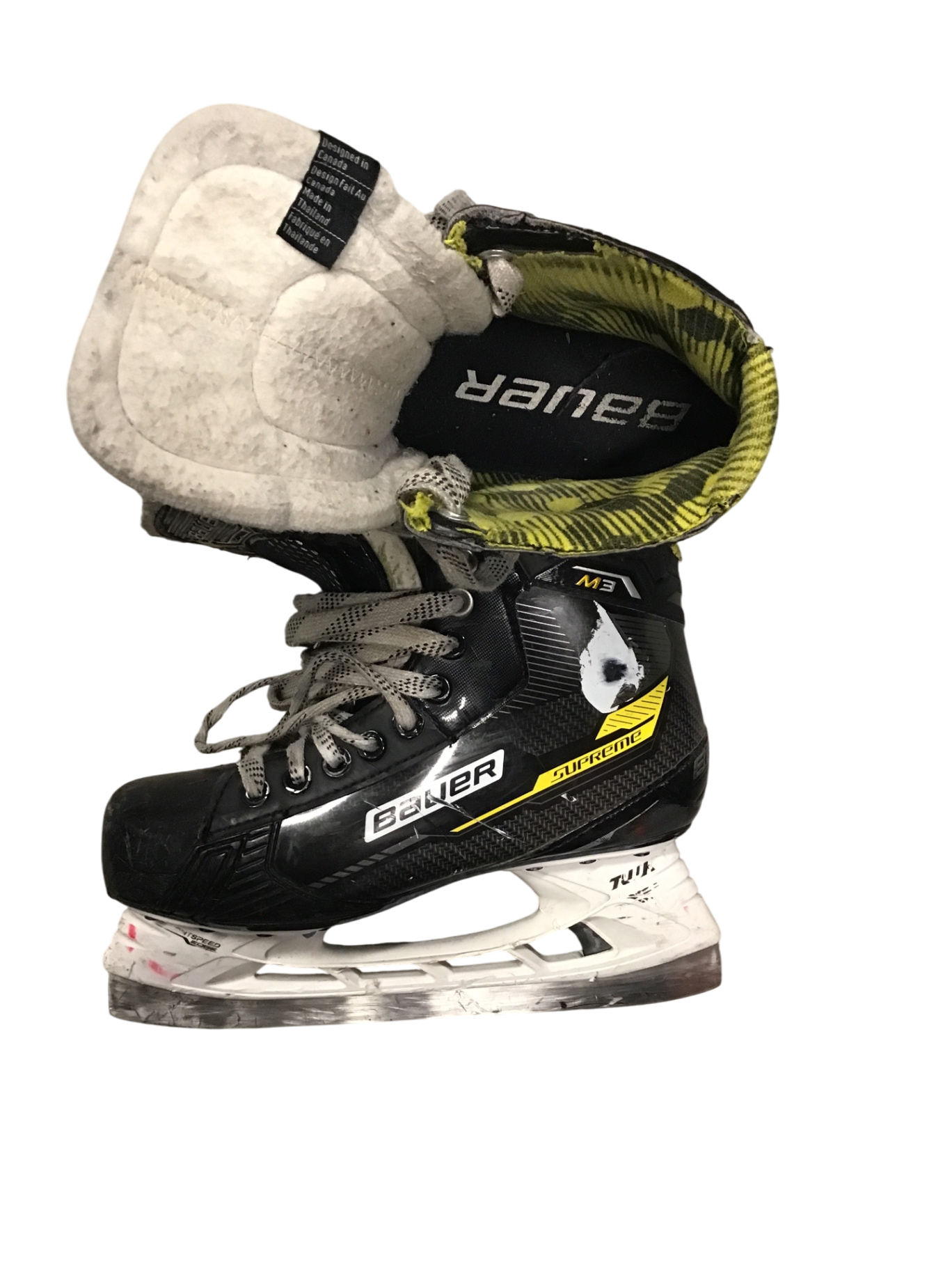 Bauer Supreme M3 Skridskor 25 cm Svart gul