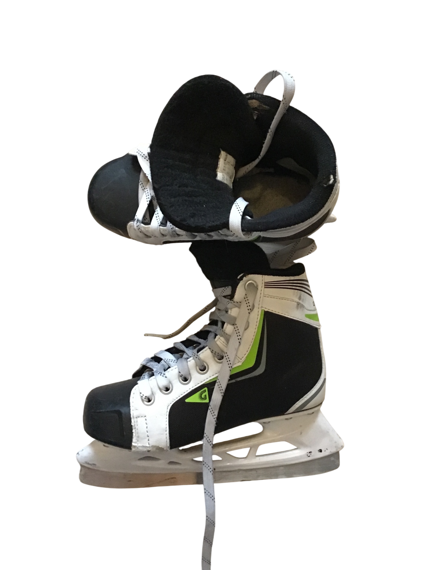 Graf 5.0 Skridskor 22,5 cm Svart vit