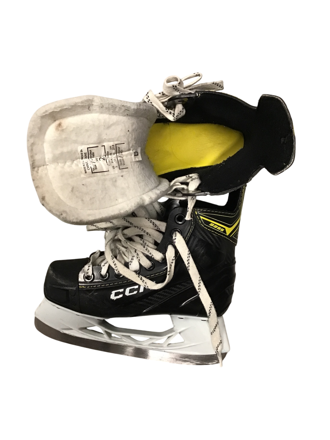 CCM Super Tacks 9355 Skridskor 22 cm Svart gul