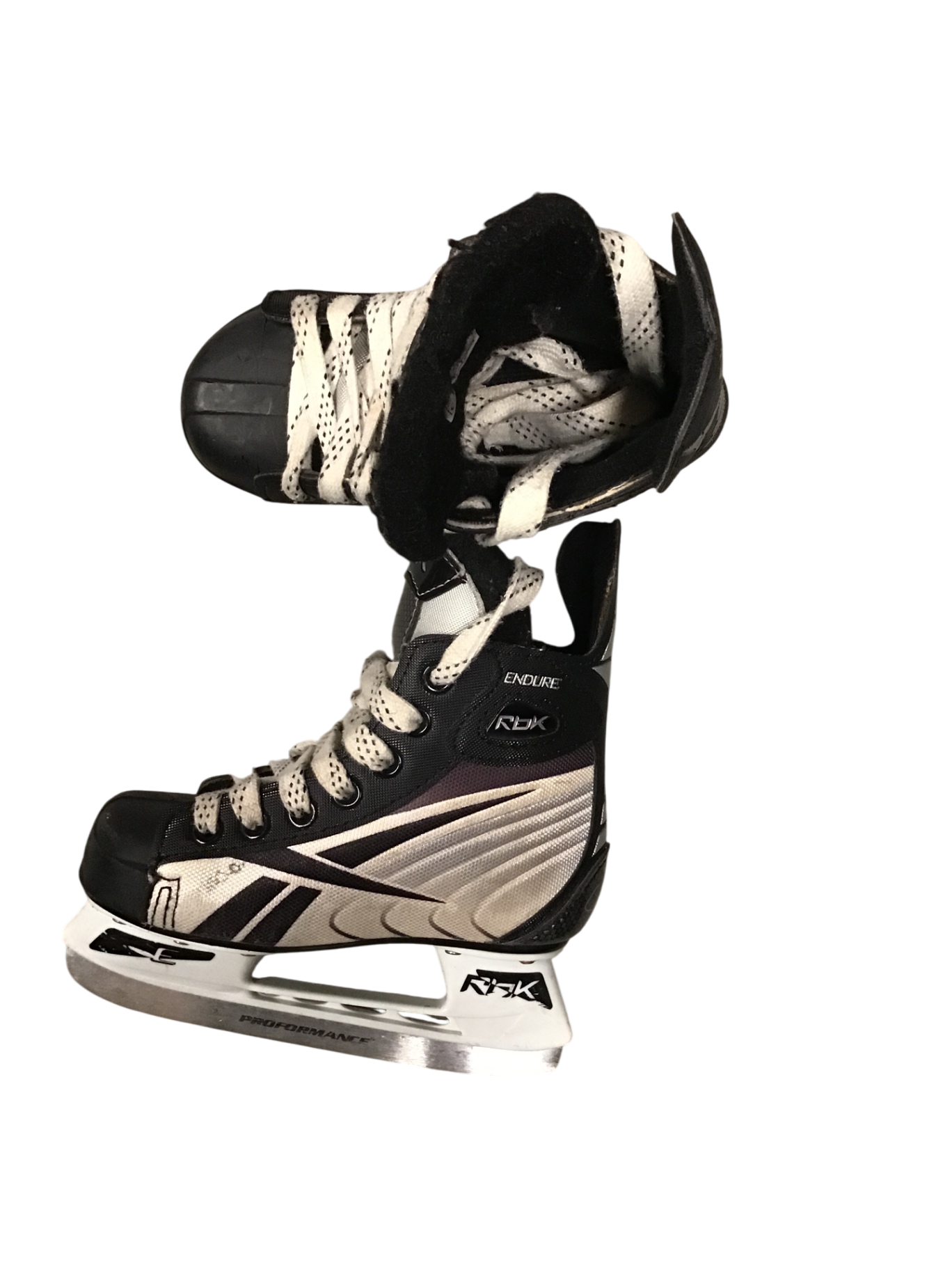 Reebok Endure Skridskor 19 cm Svart vit