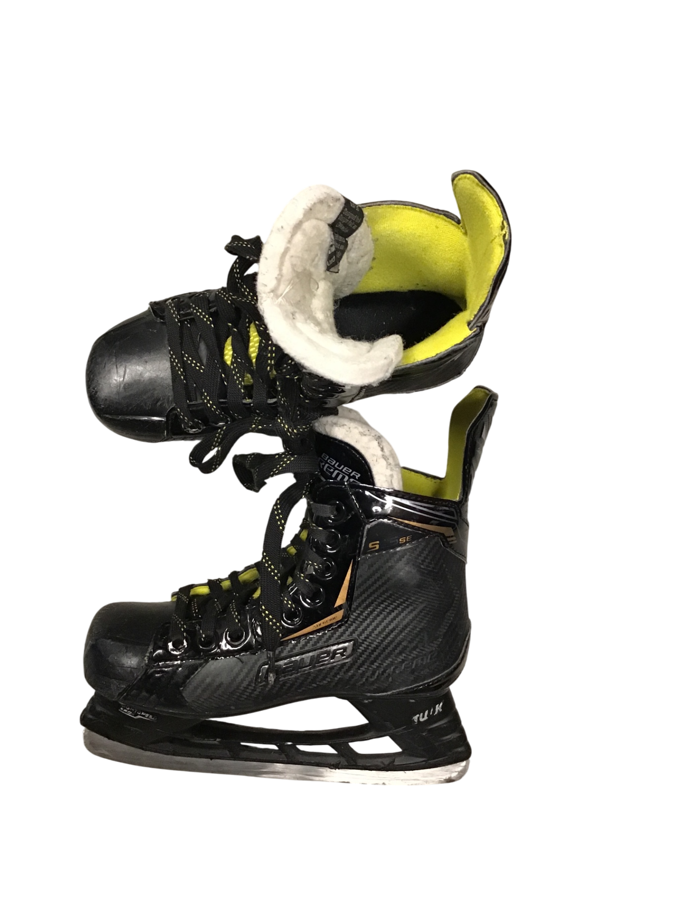 Bauer Supreme S25SE Skridskor 22 cm Svart gul
