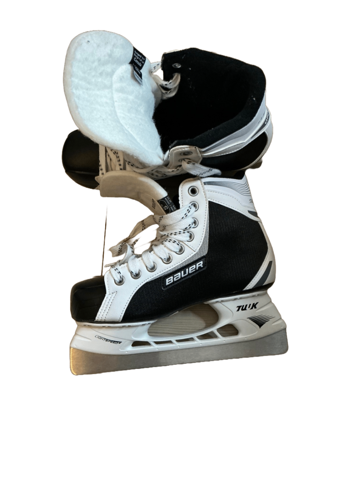 Bauer Supreme one.4 Skridskor 24,5 cm Svart vit