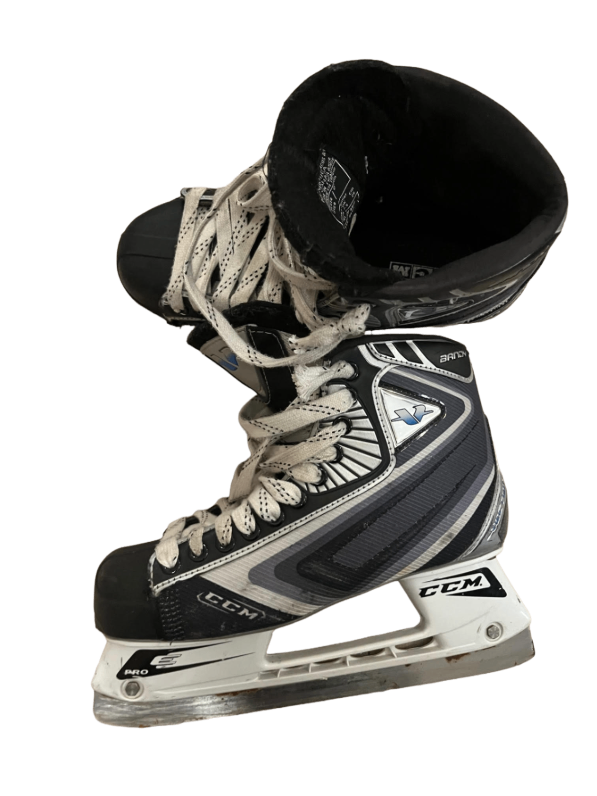 CCM Bandy Skridskor 26 cm Svart grå