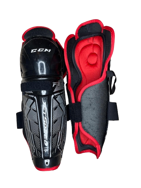 CCM Jetspeed FT350 Benskydd 30 cm Svart röd