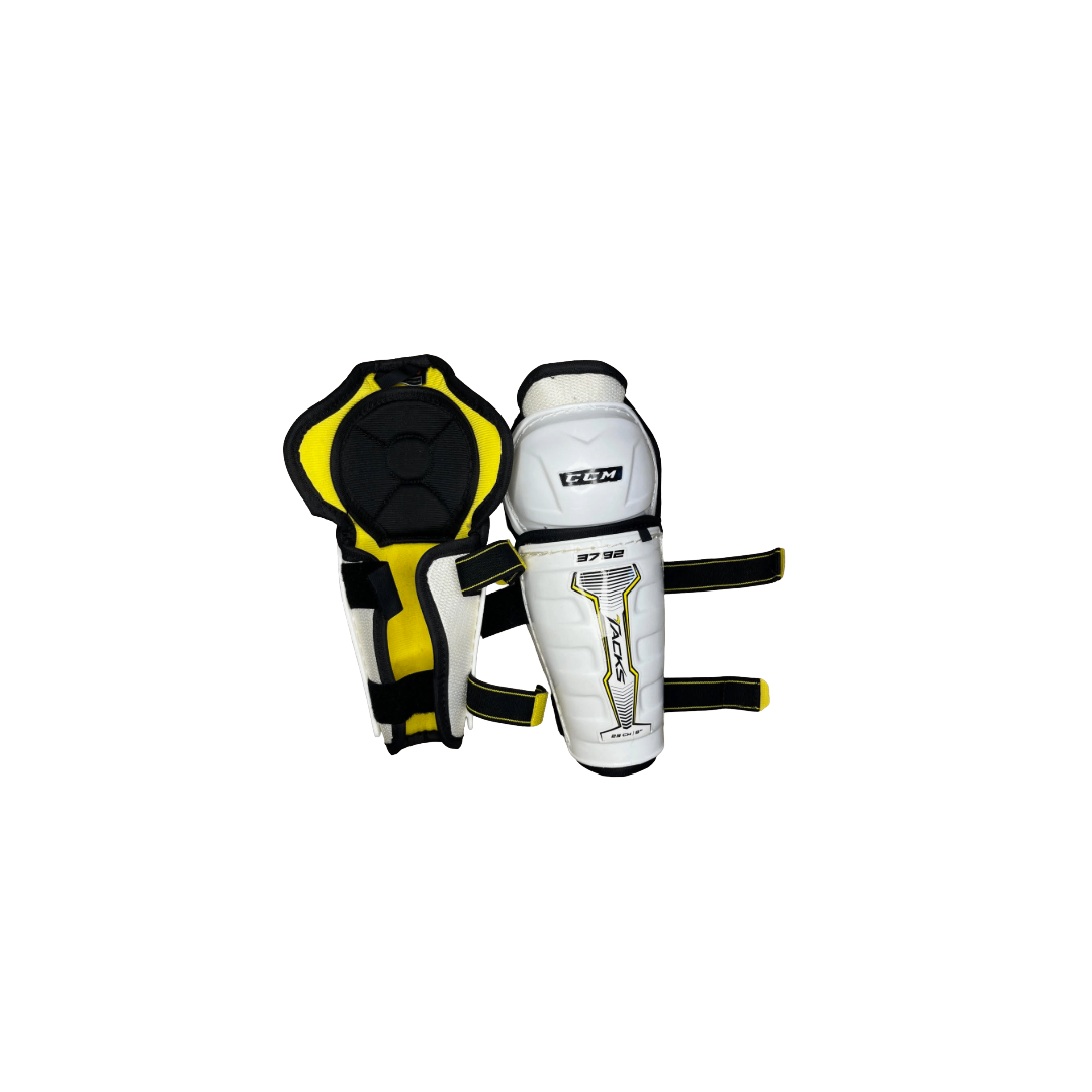 CCM Tacks 3792 Benskydd 23 cm Vit