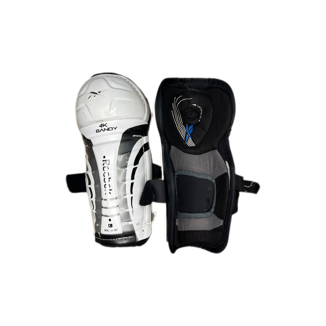 Reebok 4K bandy Benskydd 25 cm Vit svart
