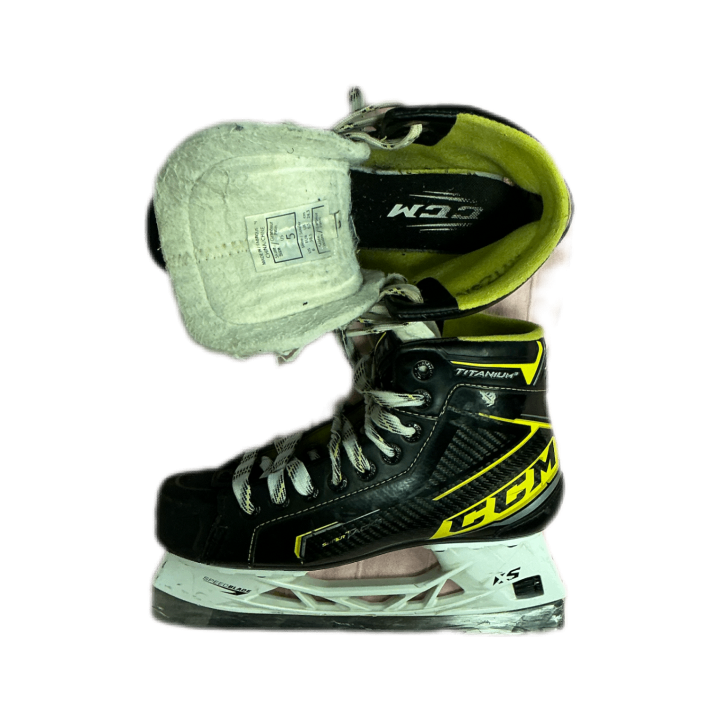 CCM Super Tacks Titanium 3 Skridskor 25 cm Svart och gul