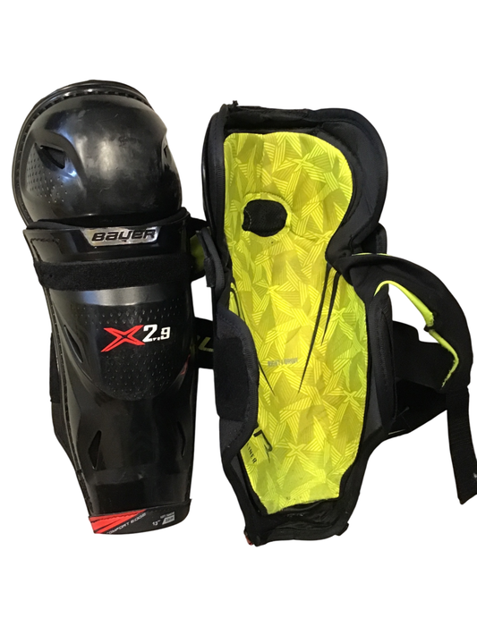 Bauer X2.9 Benskydd 33 cm Black and yellow