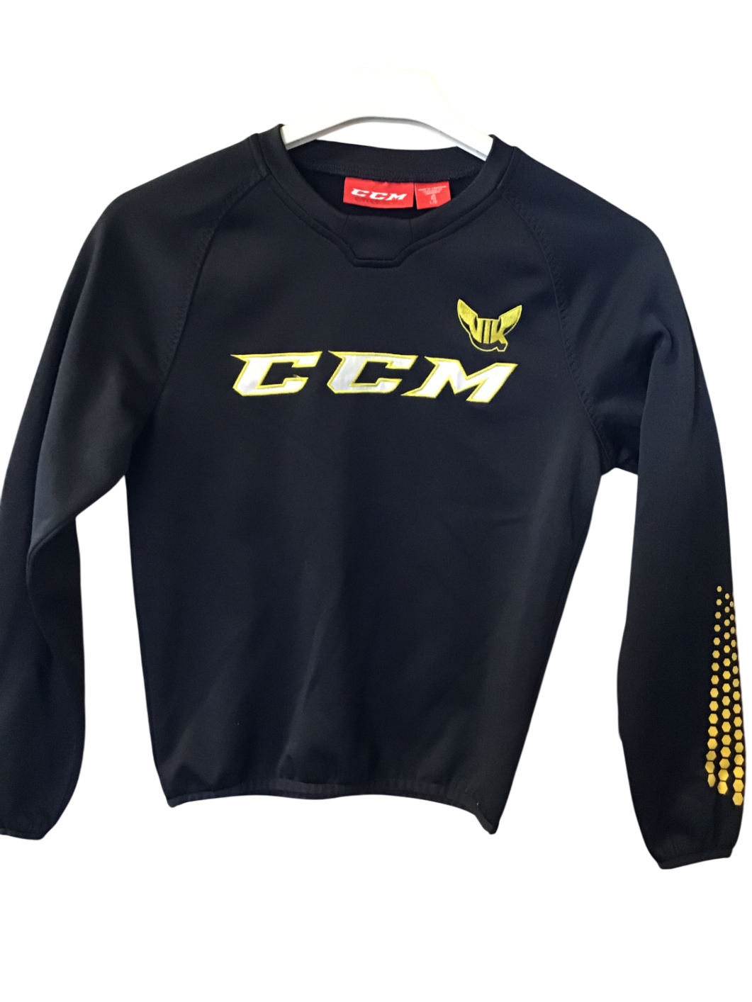 CCM Träningströja 150 Black with yellow accents