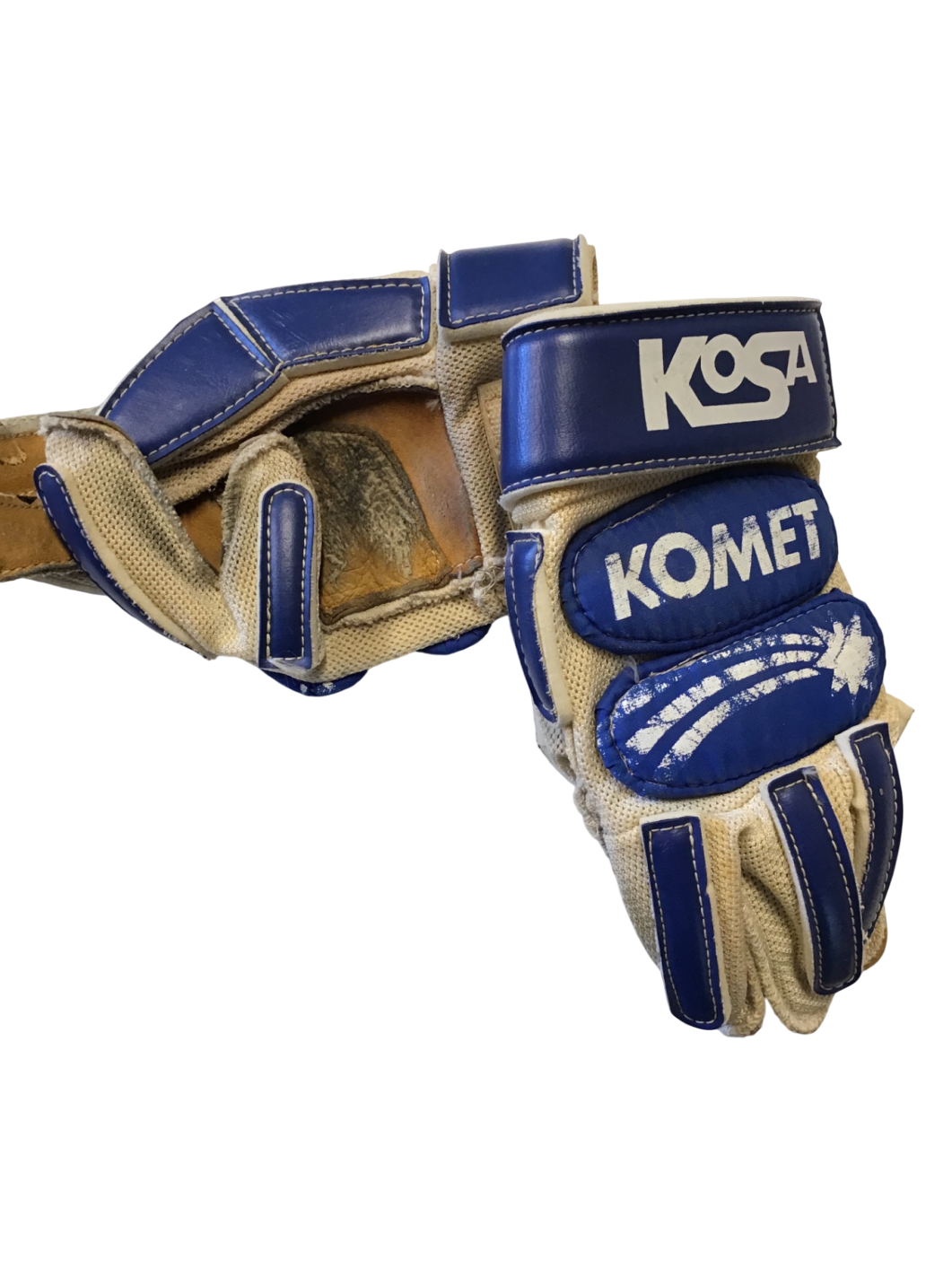 Kosa Komet Handskar 8 Blå och vit