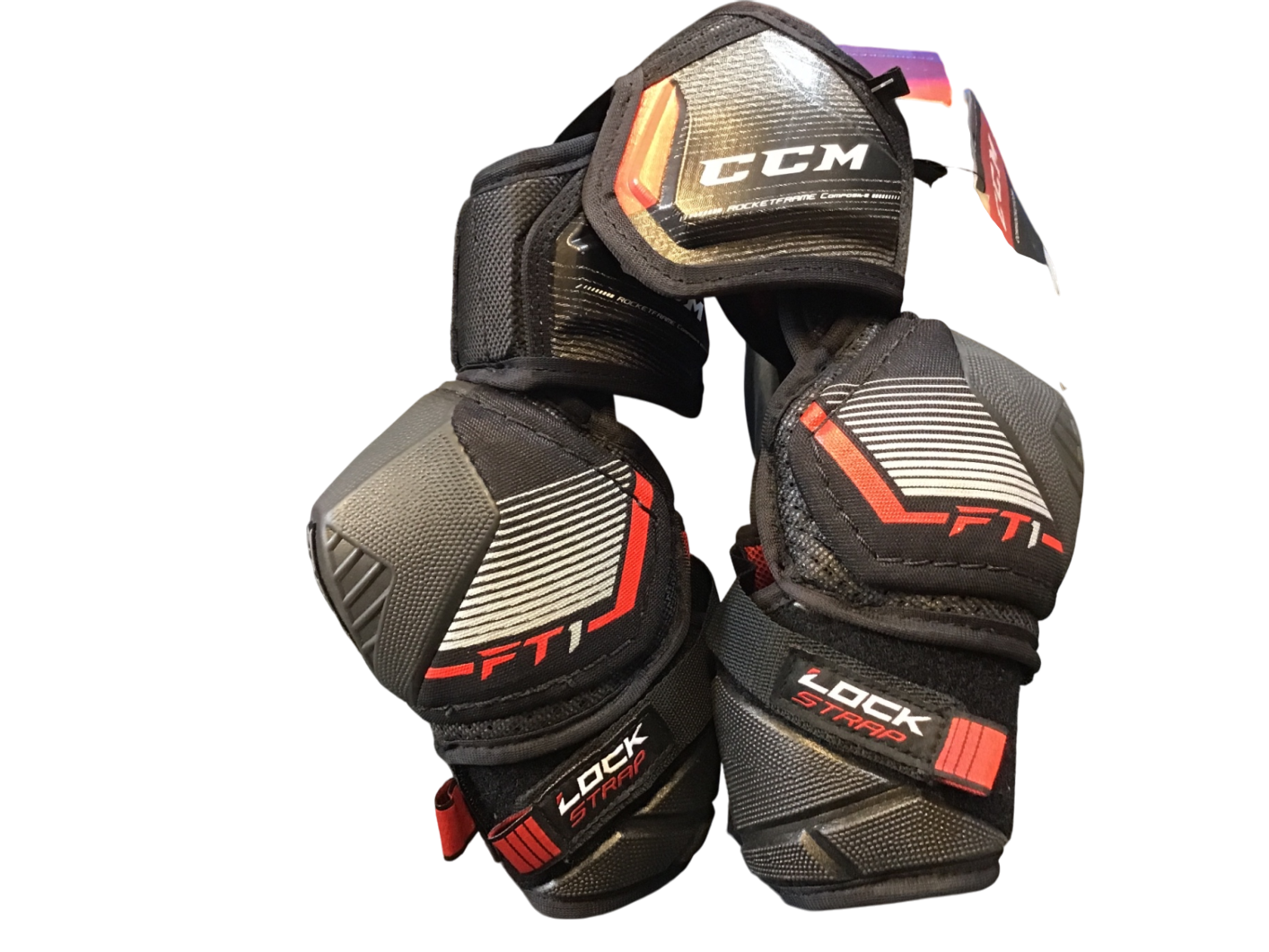 CCM Jestspeet FT1 Armbågsskydd JR M Svart och röd