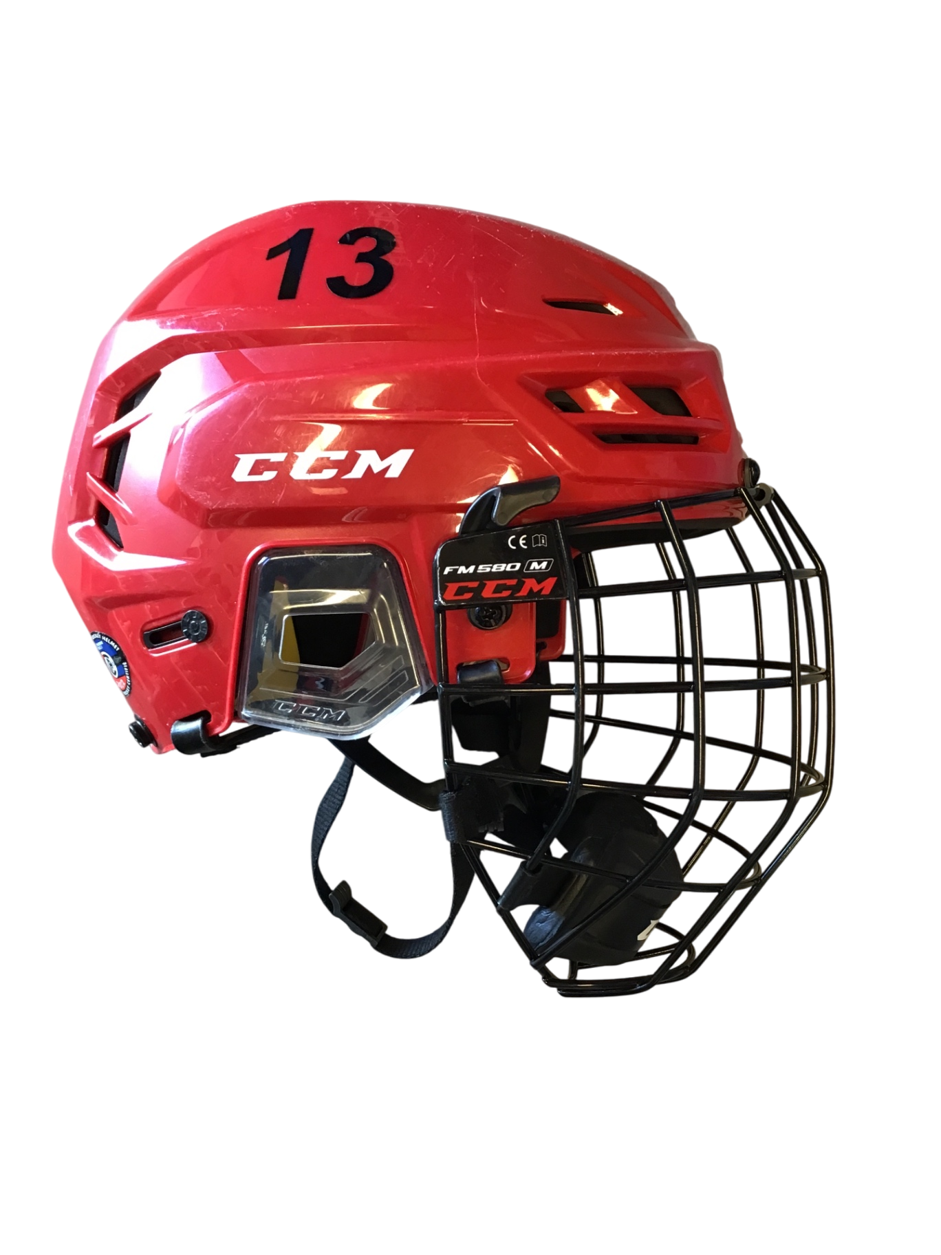 CCM Tacks 210 Hjälm M Röd