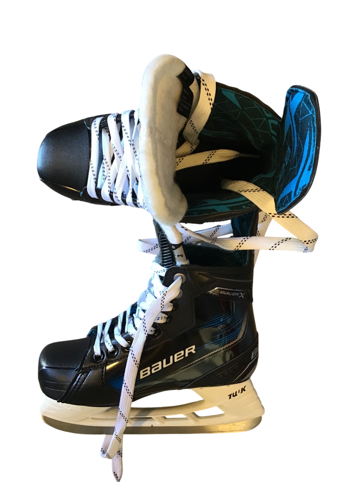 Bauer X Skridskor 23 cm Svart blå