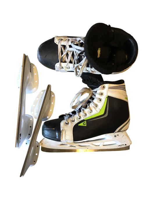 Graf 5.0 Skridskor 25 cm Svart vit