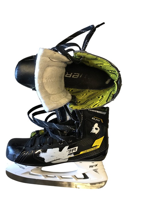 Bauer Supreme Elite Skridskor 24,5 cm Svart gul