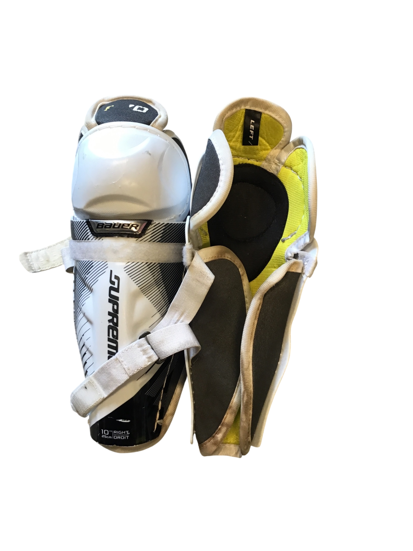 Bauer Supreme S170 Benskydd 25 cm Vit svart