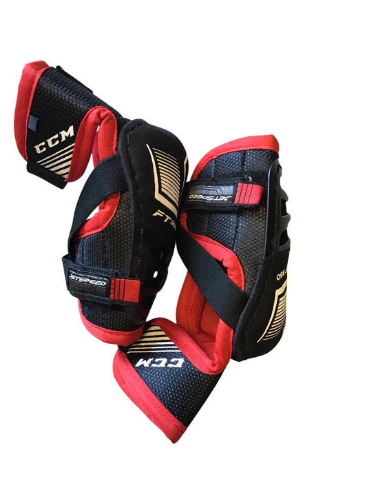 CCM FT 350 Armbågsskydd JR M Svart röd