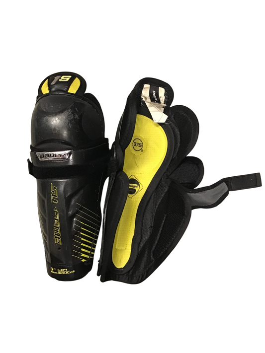 Bauer Supreme 1S Benskydd 23 cm Svart