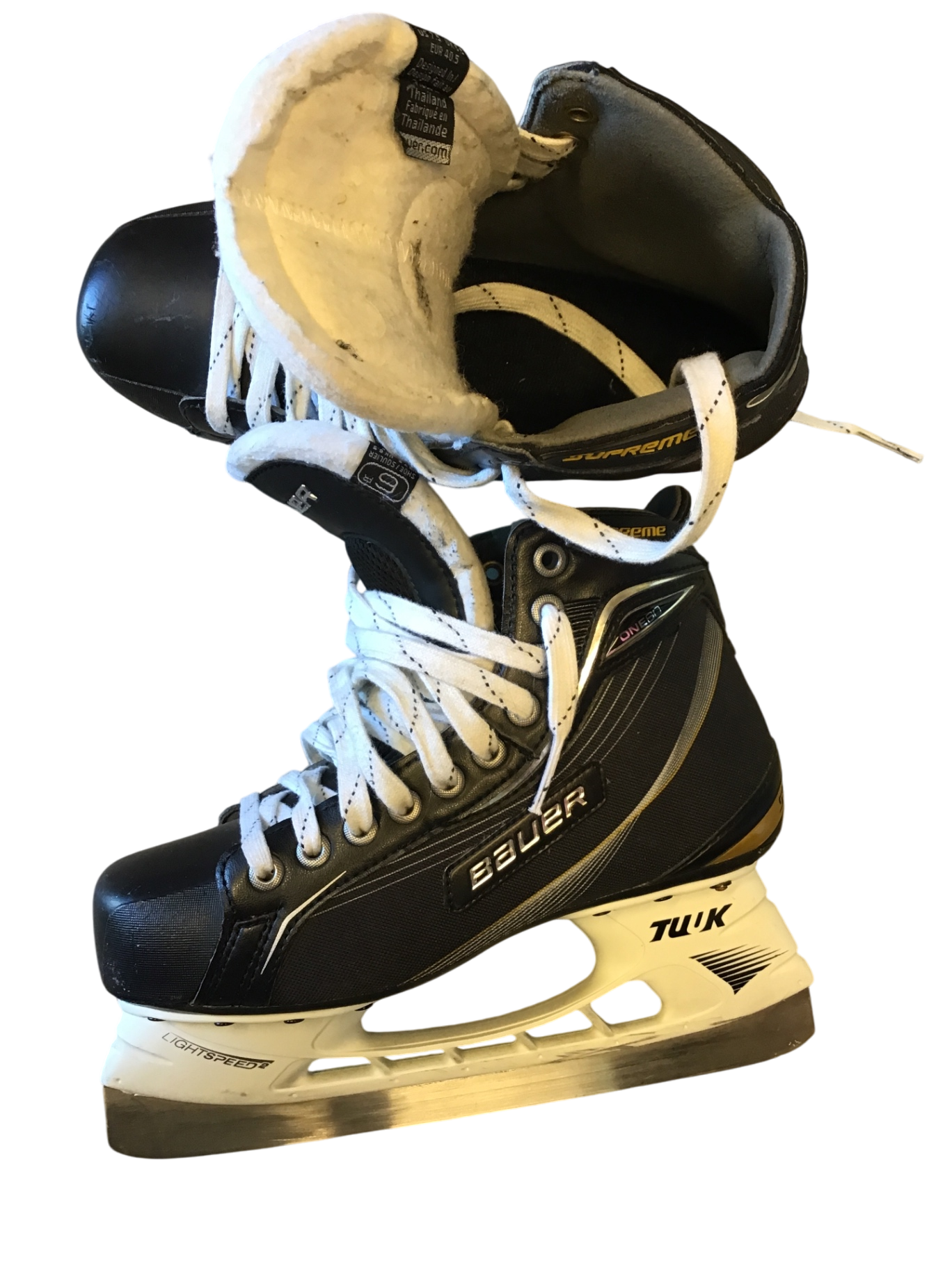 Bauer Supreme One60 Skridskor 25,5 cm Svart grå