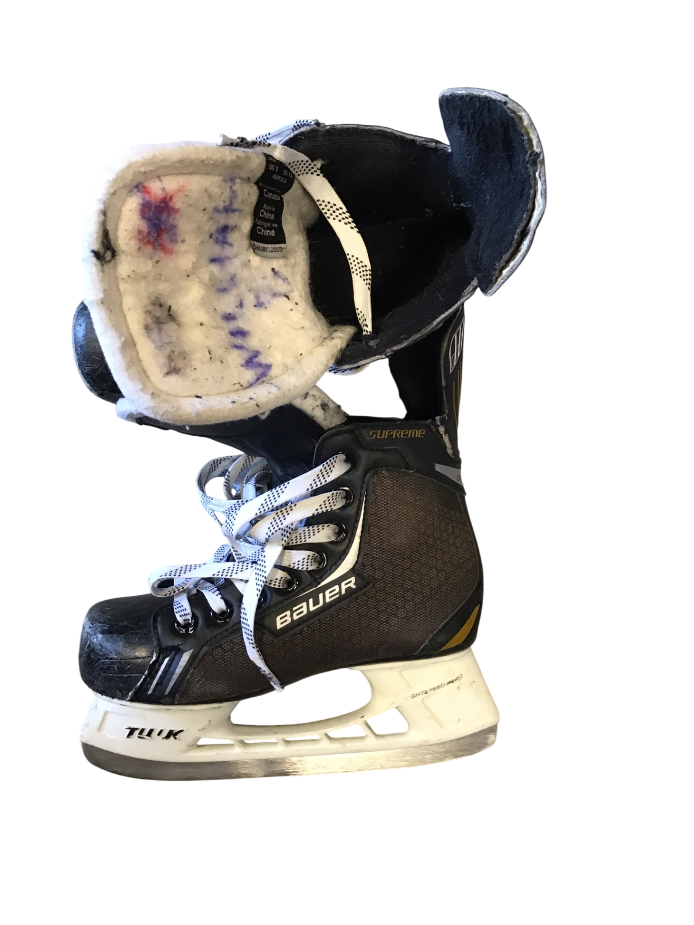 Bauer Supreme One Elite Skridskor 21 cm Brun svart