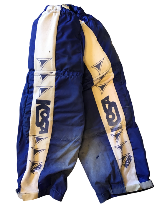 Kosa Bandybyxor 120 Blå och vit