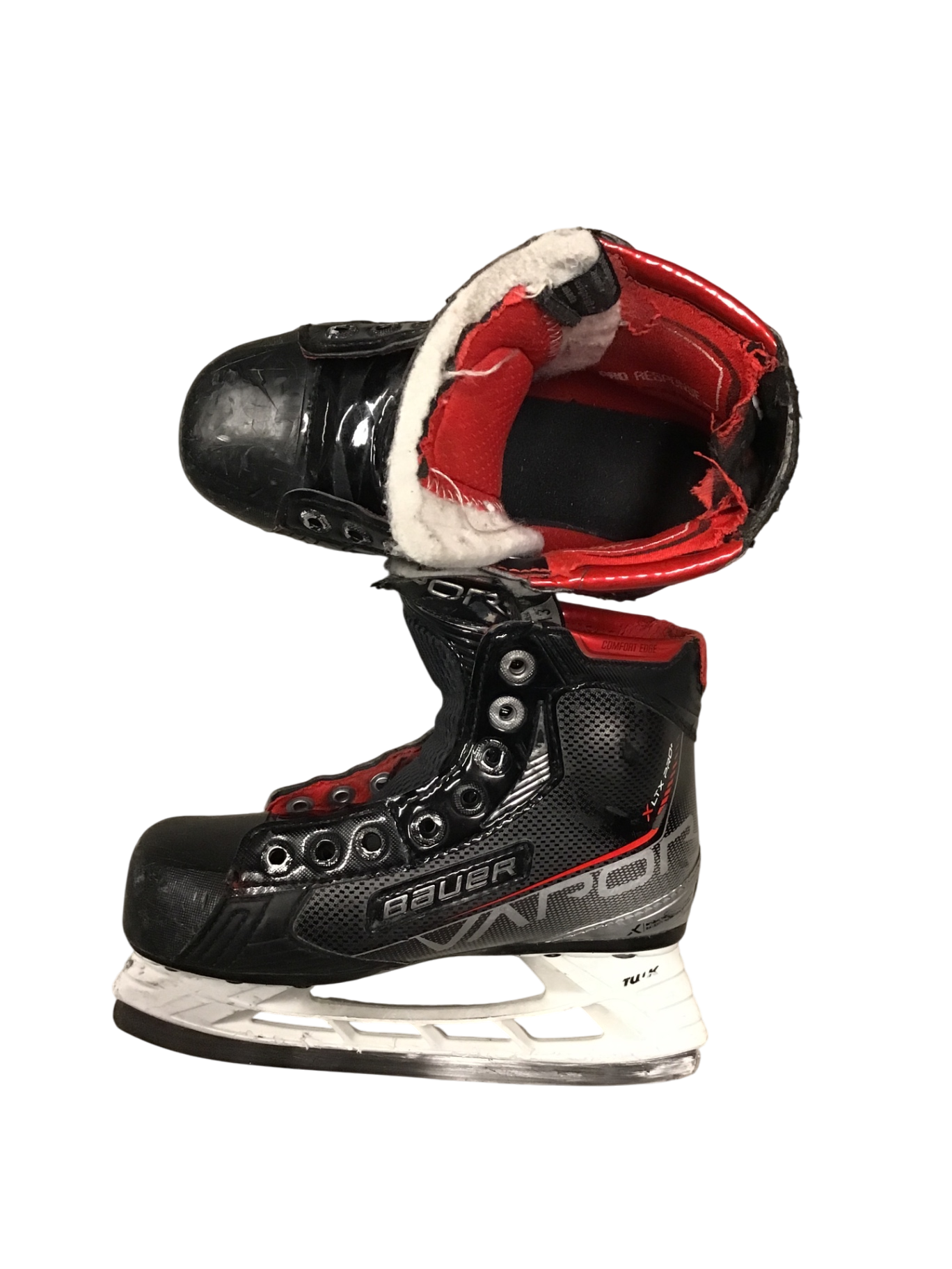 Bauer VaporXLTX PRO+ Skridskor 20 cm Svart röd