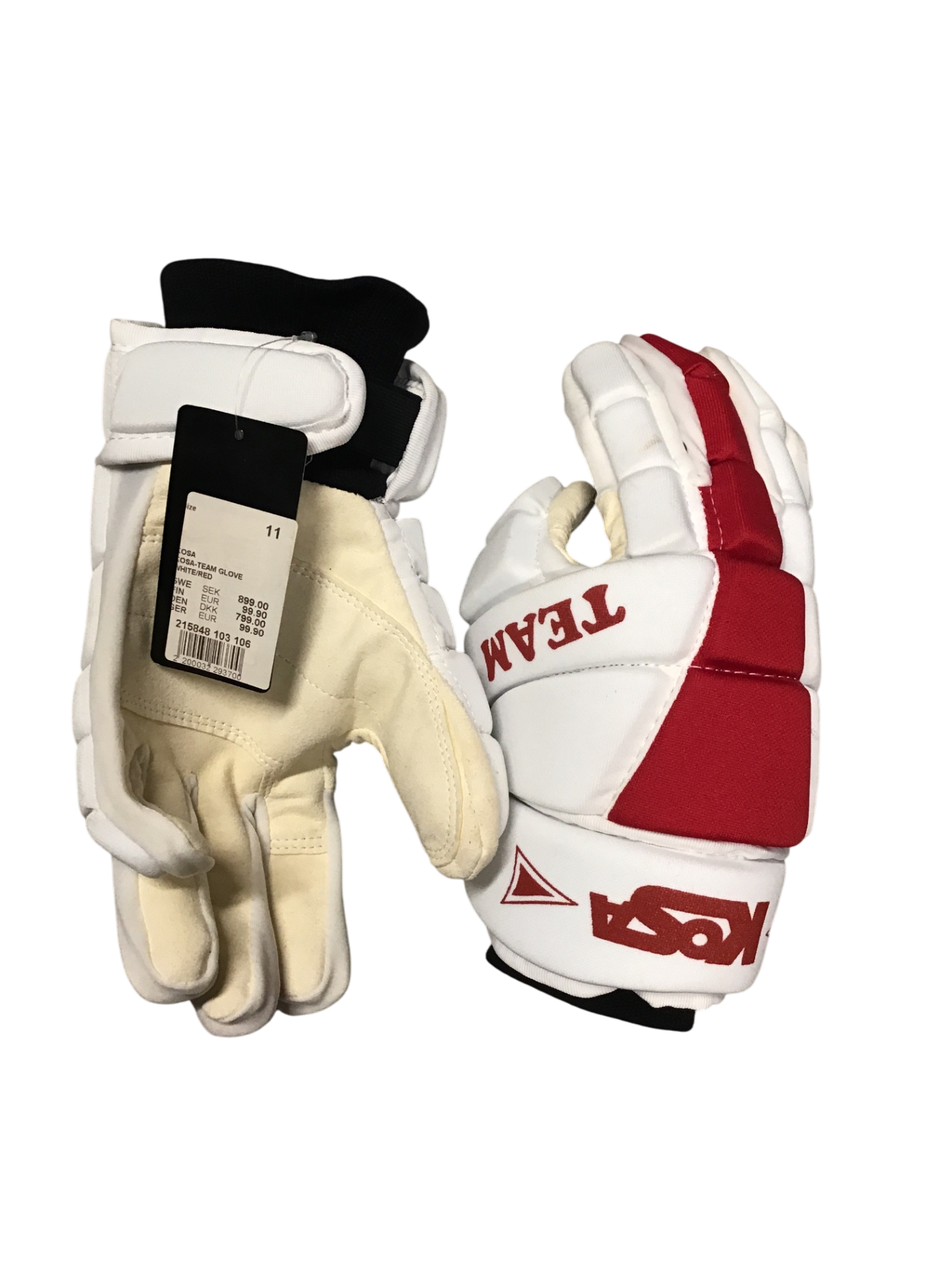 Kosa team Handskar 11 Röd vit