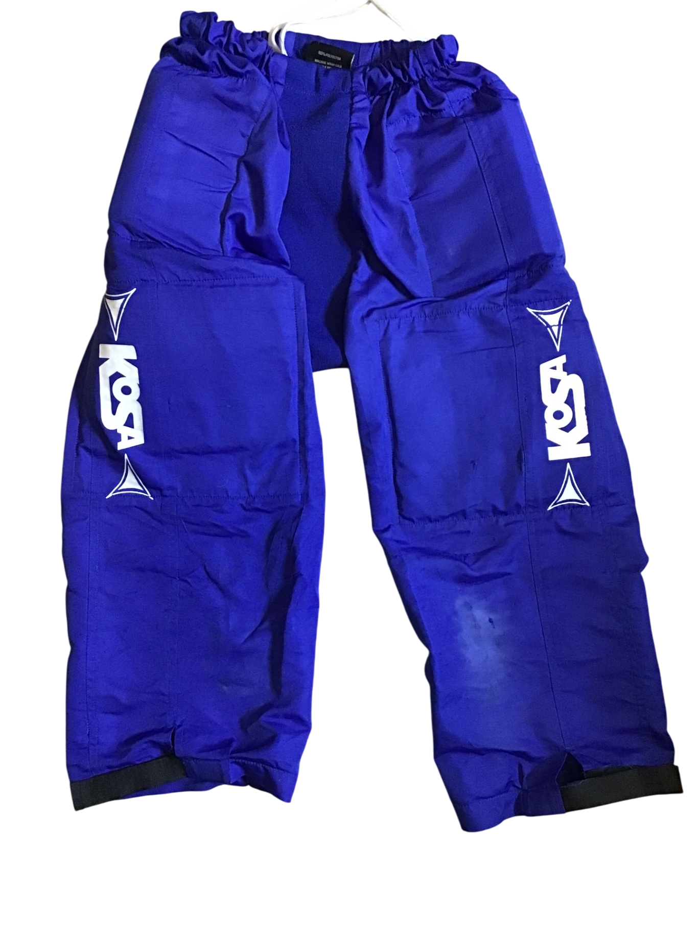 Kosa Bandybyxor 160 Blå i bra skick. Några små hål som är lättlagade