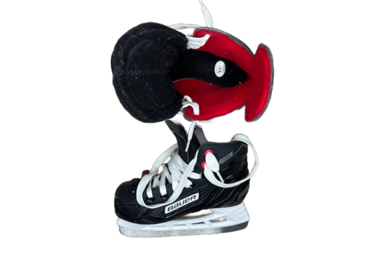 Bauer Pro Skridskor 19 cm Svart röd