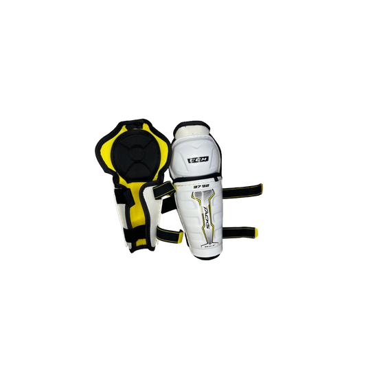 CCM Tacks 3792 Benskydd 23 cm Vit