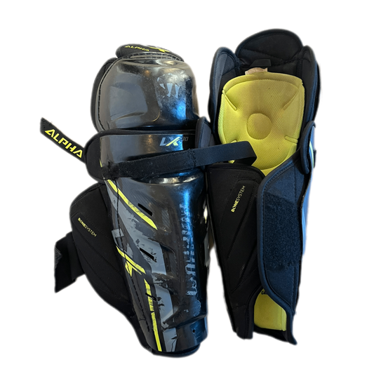 Warrior Alpha LX30 Benskydd 36 cm Svarta