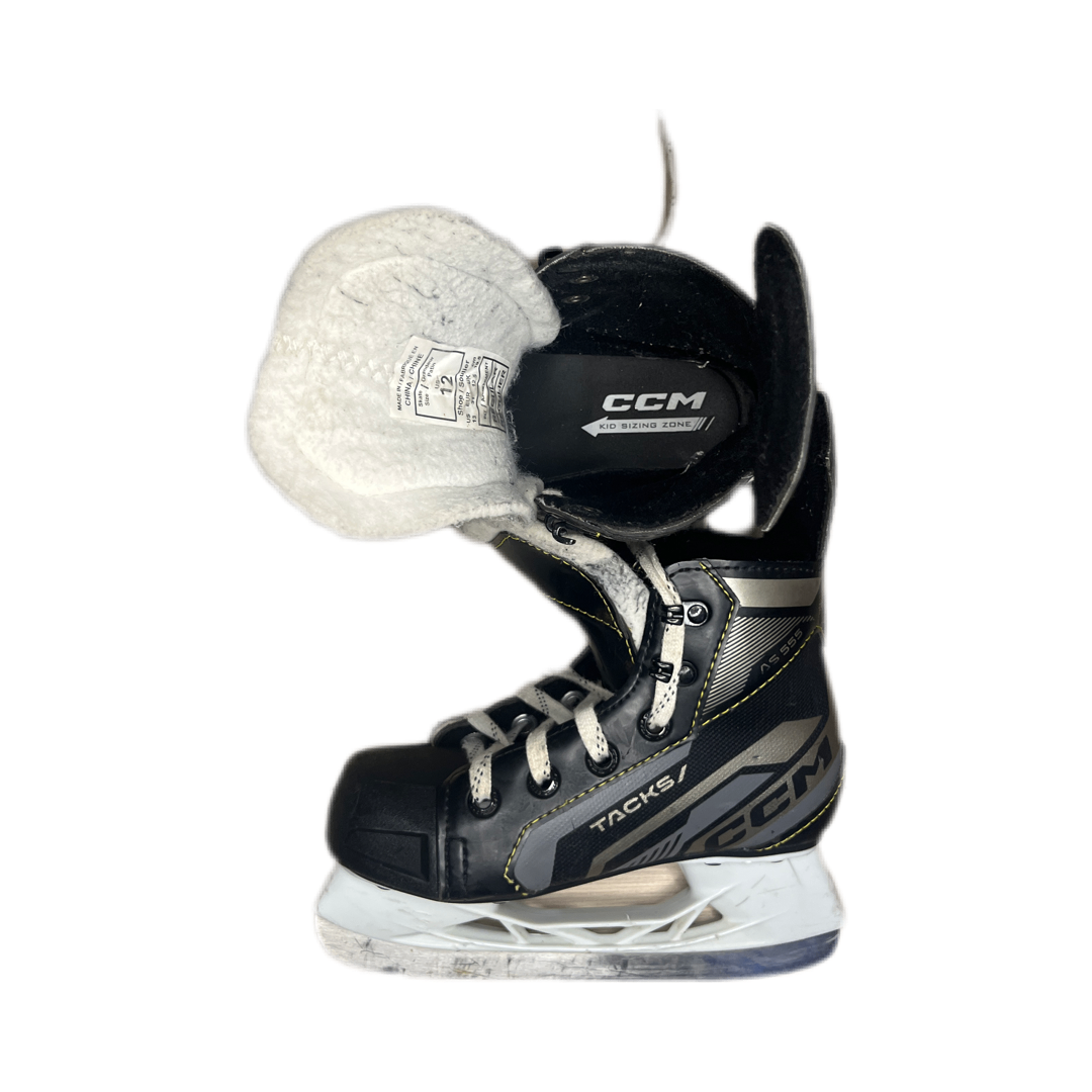 CCM AS555 Skridskor 19,5 cm Svart gul