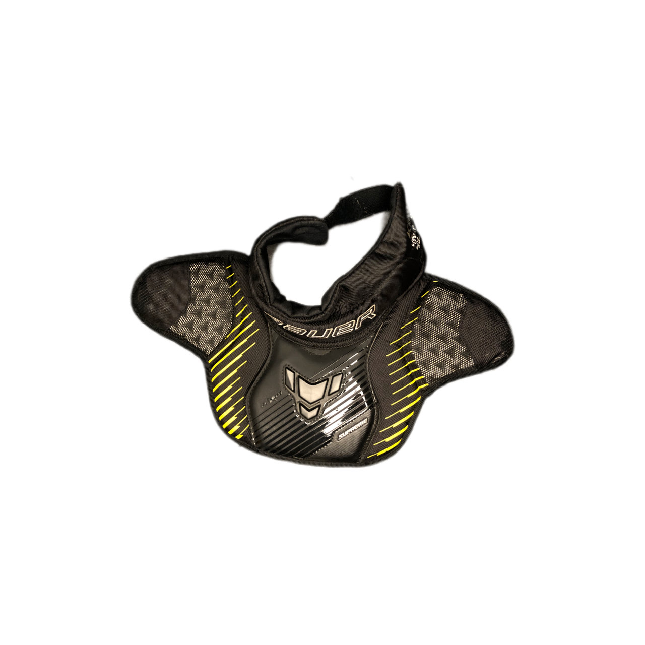 Bauer Supreme Flexorb Målvaktshalsskydd SR L/XL Svart gul