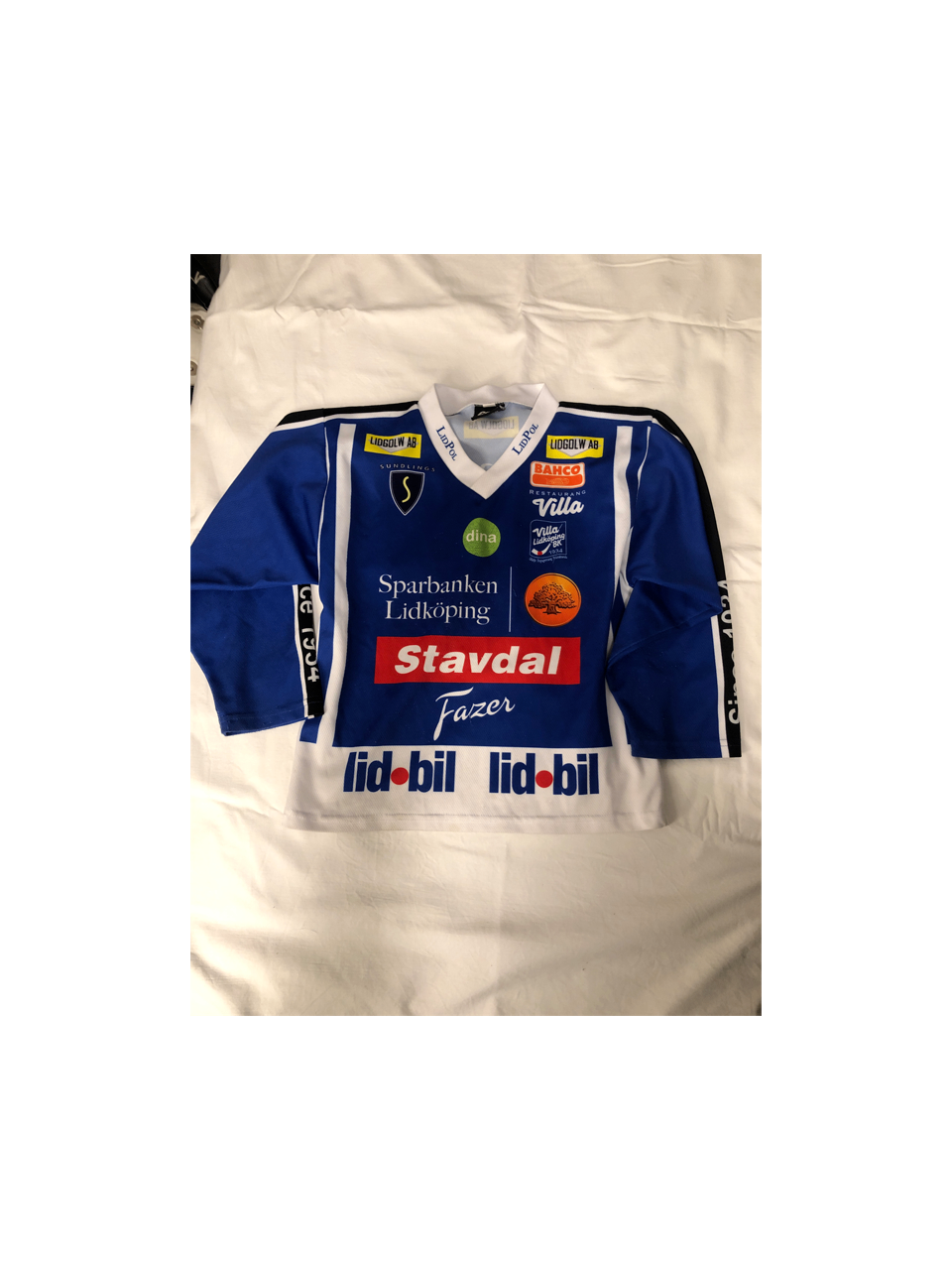 Villa Lidköping BK Matchtröja 120/130 Blå och vit