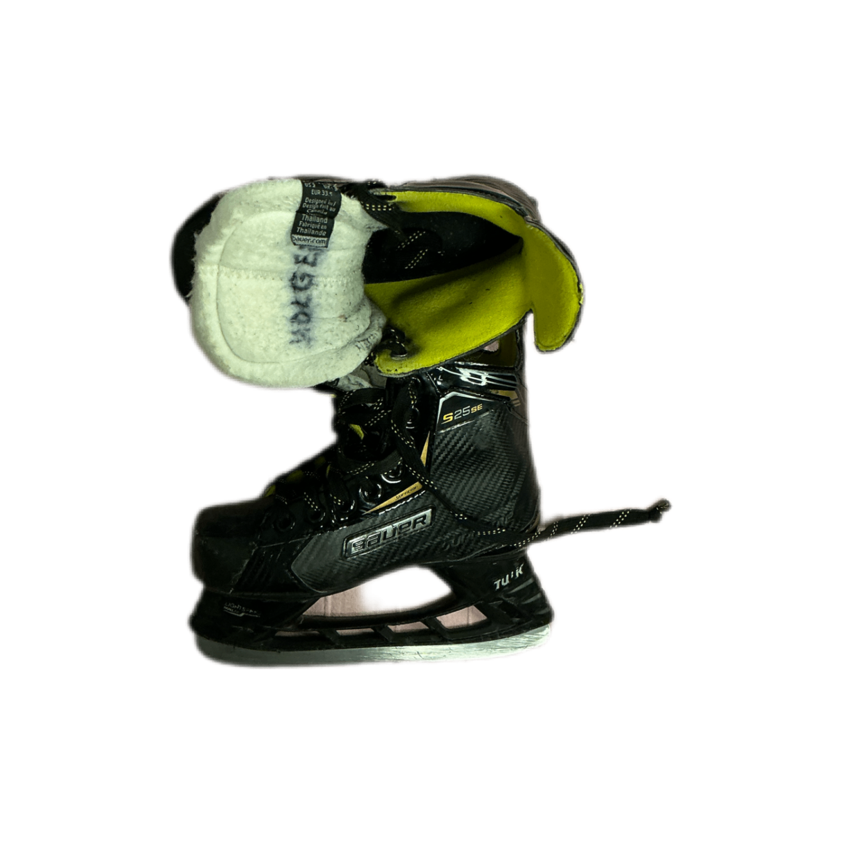 Bauer Supreme S25SE Skridskor 21,5 cm Svart gul