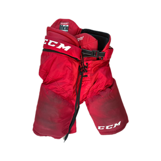 CCM FT 475 Hockeybyxor JR L Röd