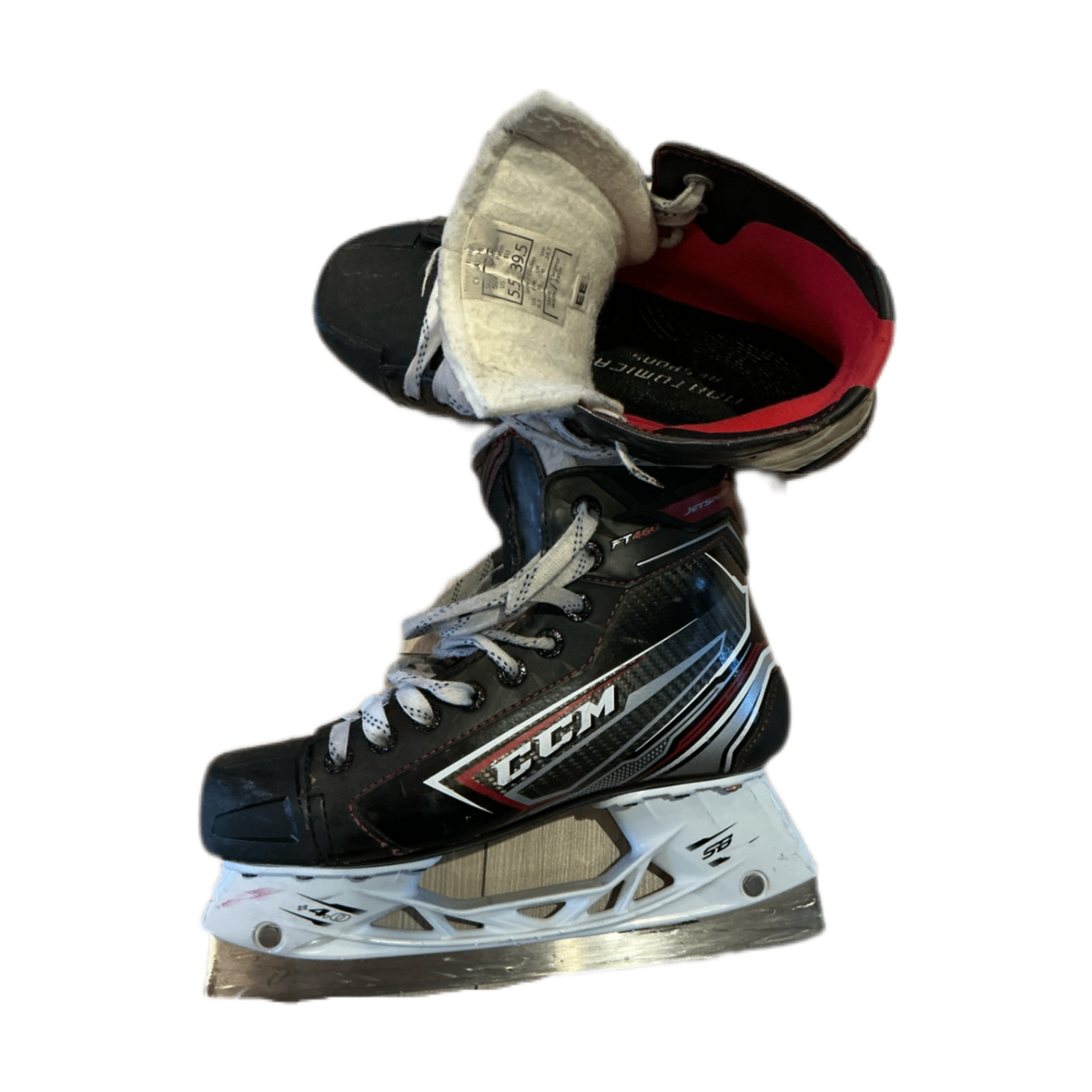 CCM Jetspeed FT460 Skridskor 25 cm Svart röd